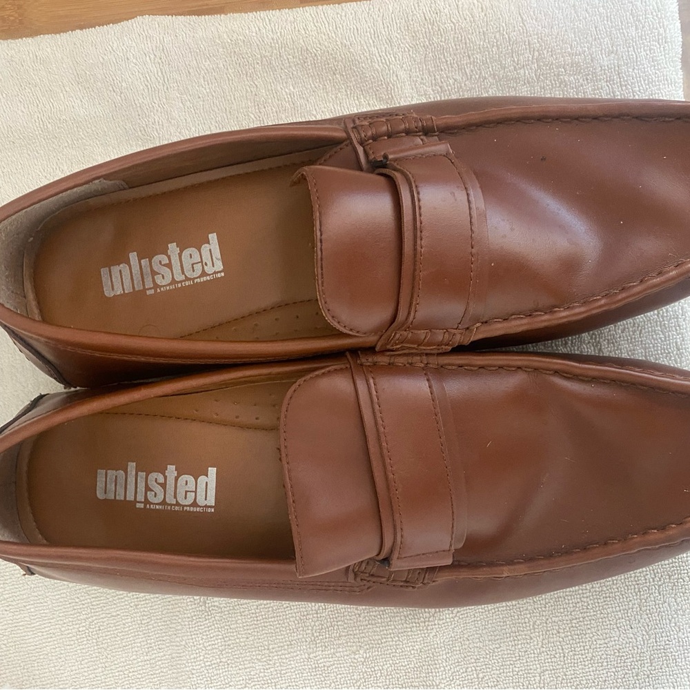 Kenneth Cole Unlisted Men's Tan Slip-On Loafers